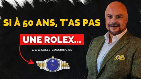 si à 50 ans t'as pas une rolex